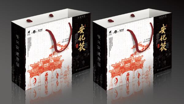 安化茯茶产品手提袋印刷丨茶业手提袋制作丨长沙印刷厂丨长沙印刷公司
